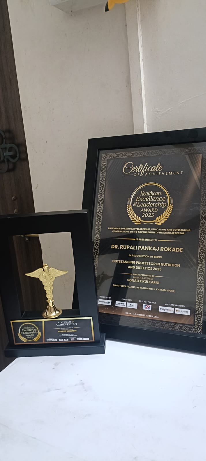 Conference presentation - Dr. Rupali presenting research findings