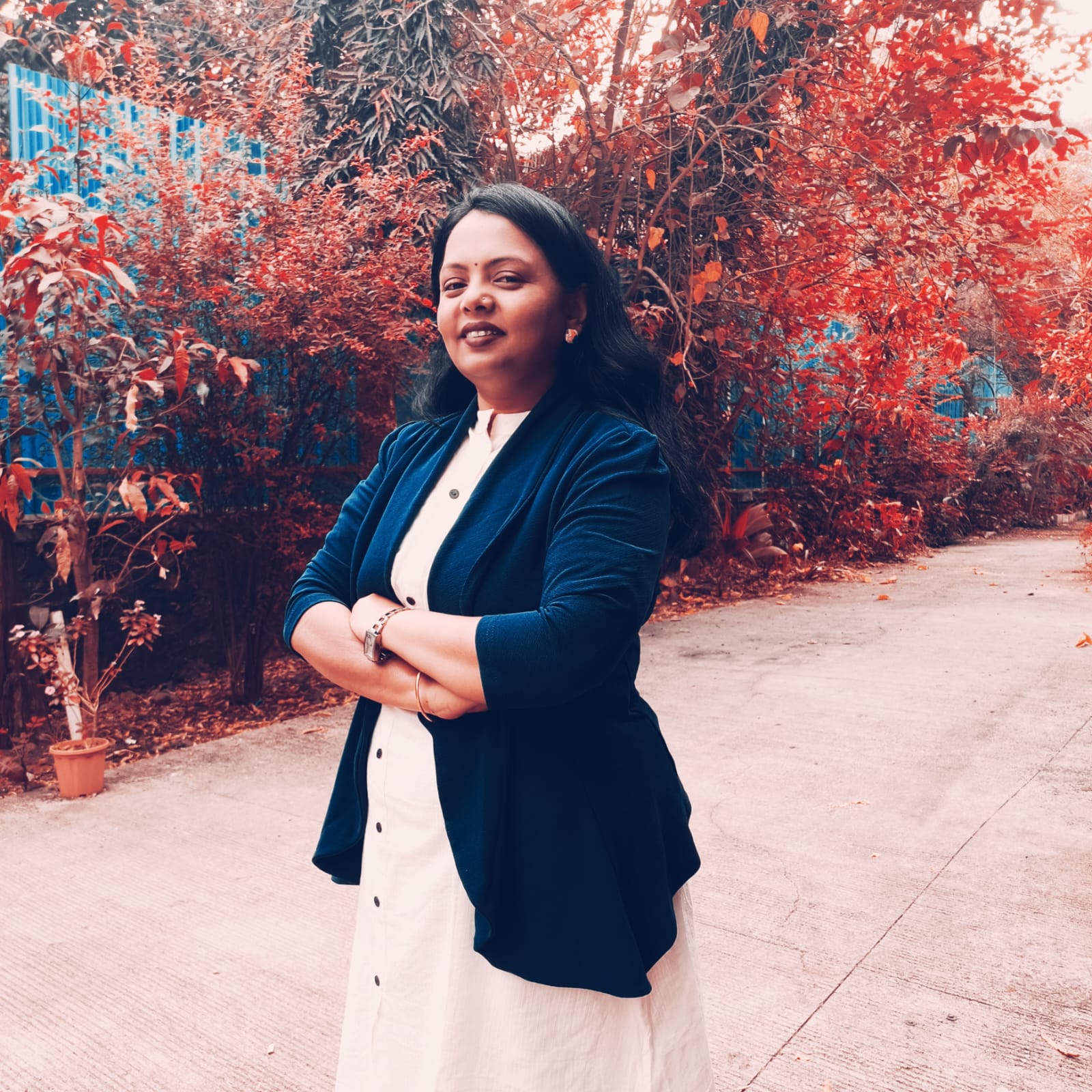 Portrait placeholder — Dr. Rupali Shinde (Rokade)